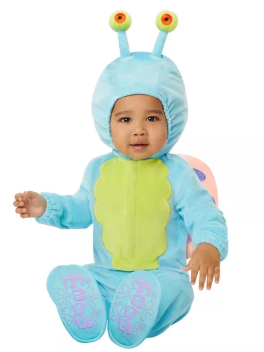SpongeBob Halloween Costume Baby Gary the Snail Jumpsuit Infant 0-6 Months